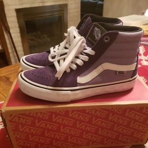 vans pro sk8-hi womens 7 mens 5.5
